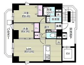 レガシア御茶ノ水 1001 間取り図