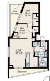S-RESIDENCE高井戸EAST (エスレジデンス高井戸イースト) 401 間取り図