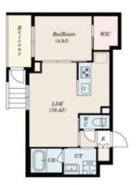 S-RESIDENCE高井戸EAST (エスレジデンス高井戸イースト) 102 間取り図
