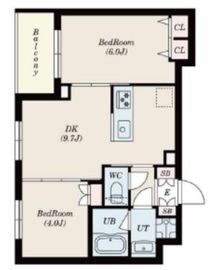 S-RESIDENCE高井戸EAST (エスレジデンス高井戸イースト) 202 間取り図