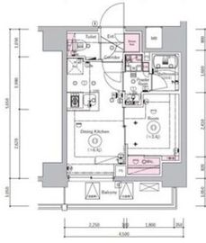 SYFORME YOKOHAMA-BANDOBASHI (シーフォルム横浜阪東橋) 7階 間取り図