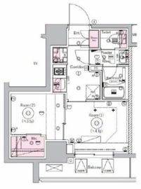 SYFORME YOKOHAMA-BANDOBASHI (シーフォルム横浜阪東橋) 5階 間取り図