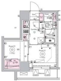 SYFORME YOKOHAMA-BANDOBASHI (シーフォルム横浜阪東橋) 3階 間取り図
