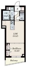S-RESIDENCE高井戸EAST (エスレジデンス高井戸イースト) 304 間取り図