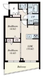 S-RESIDENCE高井戸EAST (エスレジデンス高井戸イースト) 206 間取り図