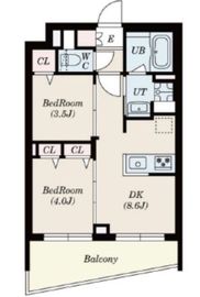 S-RESIDENCE高井戸EAST (エスレジデンス高井戸イースト) 505 間取り図