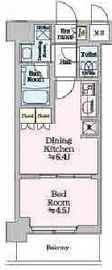 ONE ROOF RESIDENCE KAMEIDO (ワンルーフレジデンス亀戸) 309 間取り図