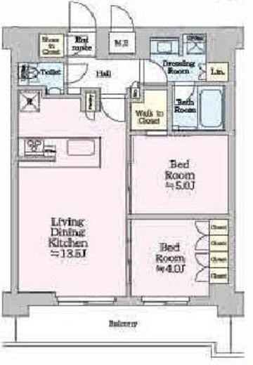 ONE ROOF RESIDENCE KAMEIDO (ワンルーフレジデンス亀戸) 607 間取り図