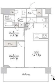 ウエリスアーバン水天宮前 1310 間取り図