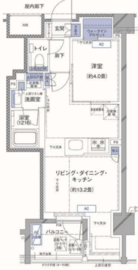 ラティエラ横濱大通り公園 702 間取り図