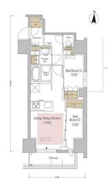 アーバネックス錦糸町NORTH 1202 間取り図