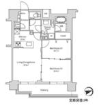 エミリブ鷺ノ宮 404 間取り図