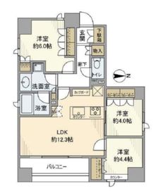 グリーンパーク千代田司町 4階 間取り図