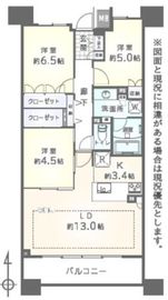 パークハウス両国サウスコート 12階 間取り図