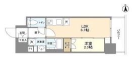 リアンシエルブルー田端 902 間取り図