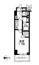 レジディア亀戸 1007 間取り図