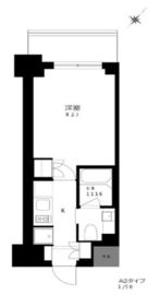 プライマル勝どき 307 間取り図