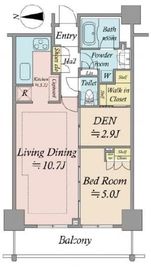 イーストコア曳舟一番館 3階 間取り図