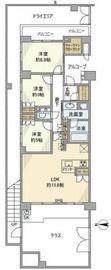ドレッセ久我山 1階 間取り図