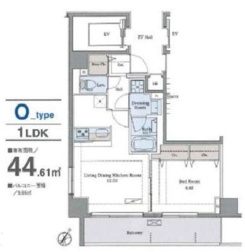 LUXENA HEIWADAI (ラグゼナ平和台) 517 間取り図