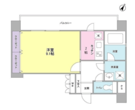 ユーキメゾン一番町 8階 間取り図