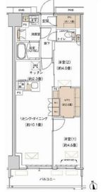 プライムネクサス大森北 612 間取り図