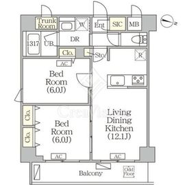 ORSUS志村坂上 (オルサス志村坂上) 301 間取り図