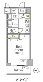 ORSUS志村坂上 (オルサス志村坂上) 407 間取り図
