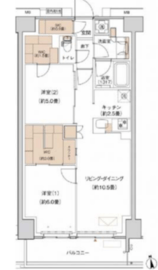 プライムネクサス大森北 619 間取り図
