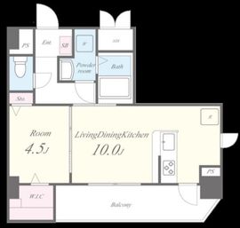 TOSHINCHO SK BLDG. 502 間取り図