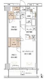 プライムネクサス大森北 202 間取り図