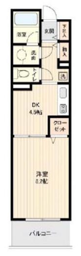 センターステージ 402 間取り図