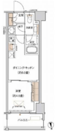 プライムネクサス大森北 238 間取り図
