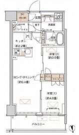 プライムネクサス大森北 237 間取り図
