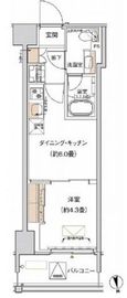 プライムネクサス大森北 224 間取り図