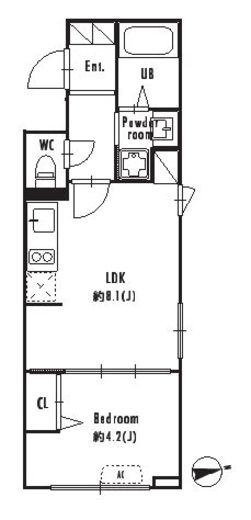 GRAN PASEO大塚 (グランパセオ大塚) 406 間取り図