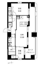 ES-Grande御徒町 802 間取り図