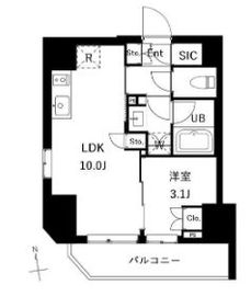 ES-Grande御徒町 902 間取り図