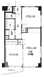 KDXレジデンス鶴見 704 間取り図