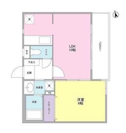 RUELLE神宮前 202 間取り図