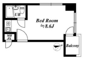 ライオンズマンション南青山シドニービル 7階 間取り図
