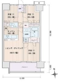 エスティメゾン豊洲レジデンス B612 間取り図