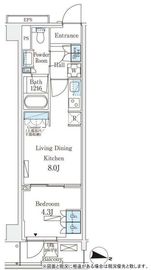 ロイヤルパークス赤羽サウス 306 間取り図