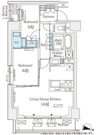ロイヤルパークス赤羽サウス 501 間取り図