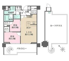 ザ・パークハウス上野毛テラス 3階 間取り図