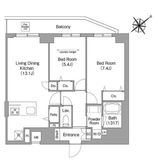 HF押上レジデンス 707 間取り図