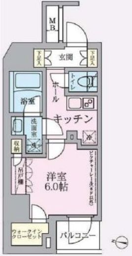 ARKMARK中野(アークマーク中野) 601 間取り図