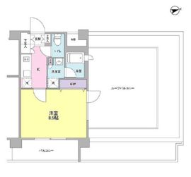 スタイリオ妙蓮寺Ⅱ 402 間取り図