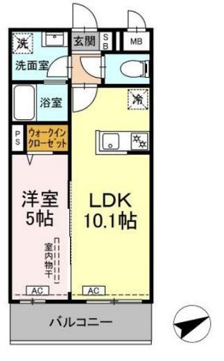 ロイジェントパークス西馬込 105 間取り図