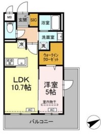 ロイジェントパークス西馬込 201 間取り図